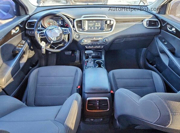 5XYPGDA57LG693854 2020 KIA SORENTO Black Вид щитка приладів