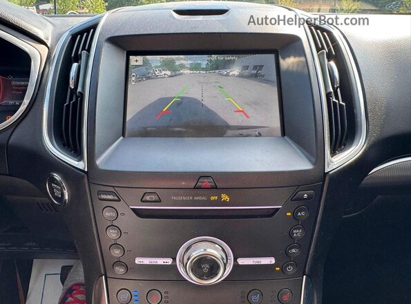 2FMPK4K9XKBB30814 2019 FORD EDGE Red Вид підкапотного простору