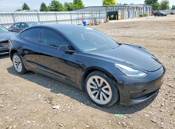 5YJ3E1EA2MF856560 2021 TESLA MODEL Black Vista frontal