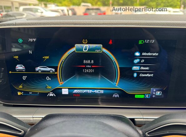 4JGFD6BB0MA514653 2021 MERCEDES-BENZ GLE-CLASS White Instrument cluster view