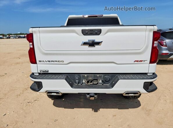 3GCUDEET6NG537500 2022 CHEVROLET SILVERADO White წინა სალონის ხედი