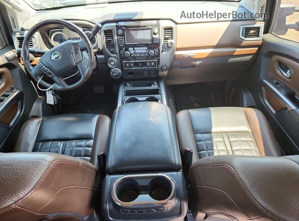 1N6BA1F45GN508223 2016 NISSAN TITAN Black Vista del cuadro de instrumentos