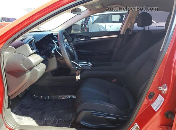 2HGFC2F67LH597478 2020 HONDA CIVIC Red Widok deski rozdzielczej