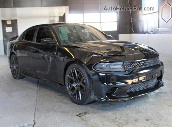 2C3CDXGJ8HH652854 2017 DODGE CHARGER Black Trasero izquierdo