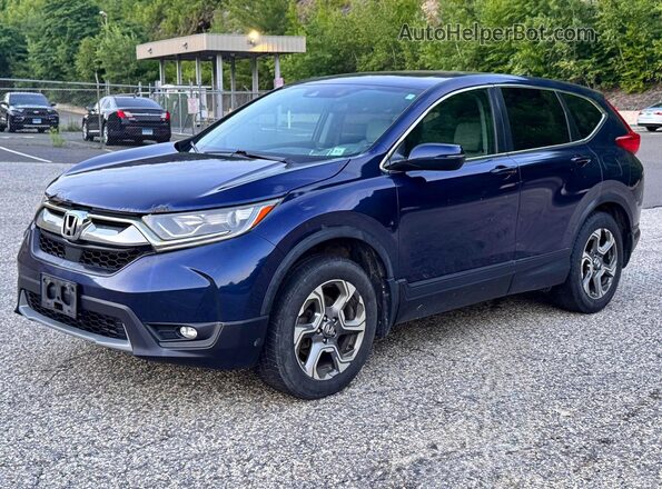 5J6RW2H87HL022125 2017 HONDA CR-V Blue Trasero izquierdo