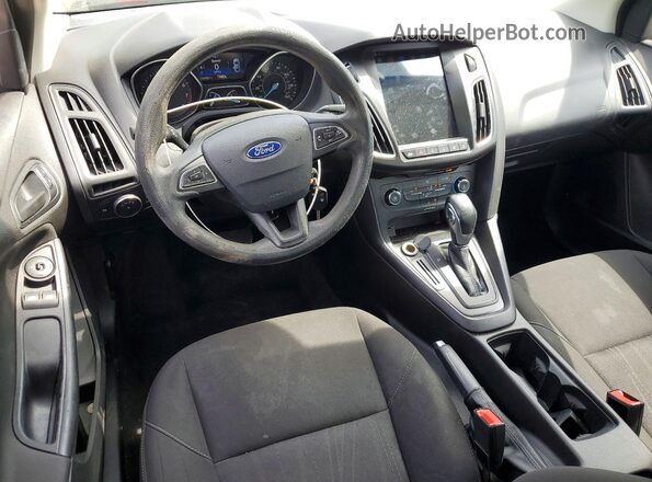 1FADP3E22GL219758 2016 FORD FOCUS Черный Вид щитка приборов