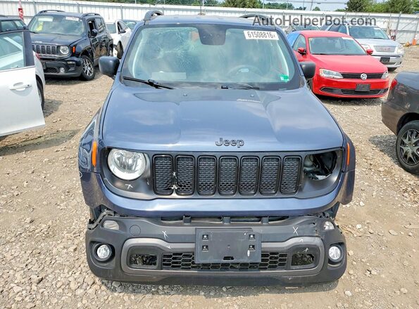 ZACNJBAB5KPK67434 2019 JEEP RENEGADE Blue Widok z tyłu