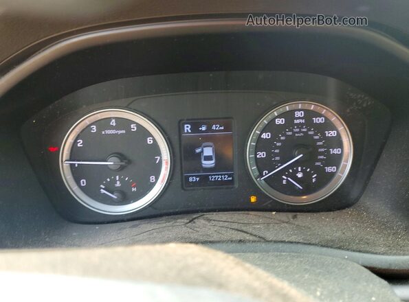 5NPE24AAXJH705455 2018 HYUNDAI SONATA Silver Հետևի նստատեղերի տեսք