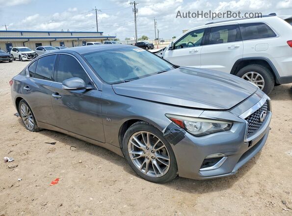 JN1EV7AP3JM357844 2018 INFINITI Q50 Gray Դիմացի տեսք