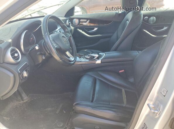 WDDWF4KB8GR128075 2016 MERCEDES-BENZ C-CLASS Silver Вид панелі приладів