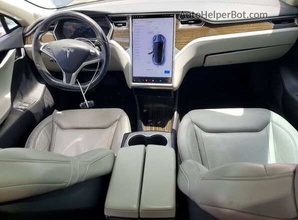 5YJSA1E11GF130197 2016 TESLA MODEL Charcoal ხელსაწყოთა პანელის ხედი