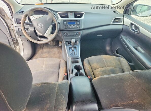 3N1AB7AP6GY301586 2016 NISSAN SENTRA Silver Widok zestawu wskaźników