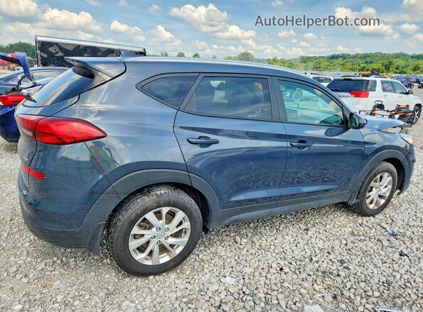 KM8J3CA43MU334502 2021 HYUNDAI TUCSON Синий Передняя правая четверть