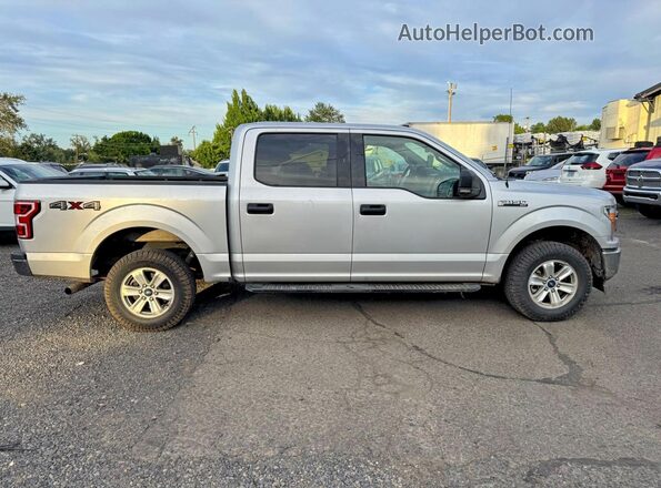 1FTEW1EP2JKF23381 2018 FORD F150 Silver VIN կոդի պիտակի տեսք