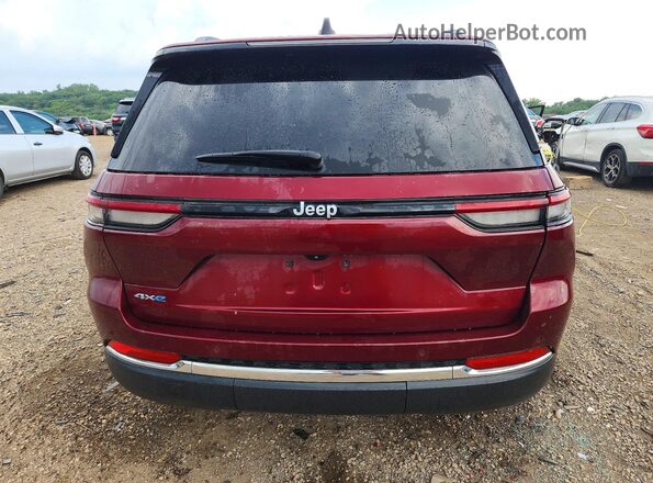 1C4RJYB64RC117435 2024 JEEP GRAND Красный Вид салона спереди