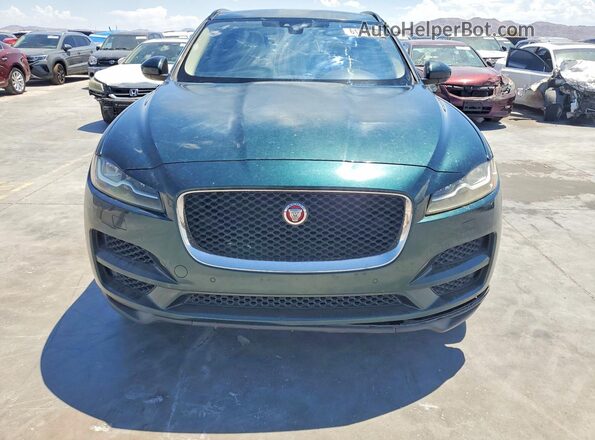SADCK2FX3JA256821 2018 JAGUAR F-PACE Black Հետևի տեսք
