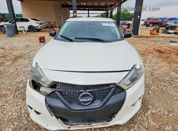 1N4AA6AP2JC391349 2018 NISSAN MAXIMA White Вид ззаду