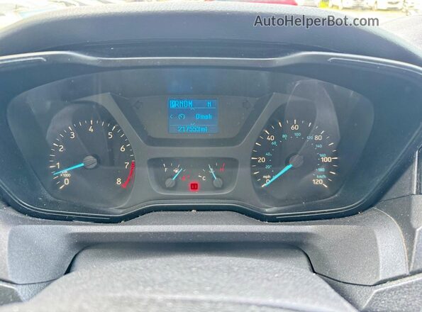 1FMZK1ZM4JKA81003 2018 FORD TRANSIT Белый Вид щитка приборов