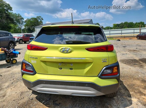 KM8K5CA57JU069294 2018 HYUNDAI KONA Green Front interior view