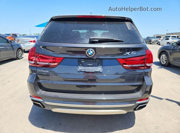 5UXKR2C51J0Z22102 2018 BMW X5 Black წინა სალონის ხედი