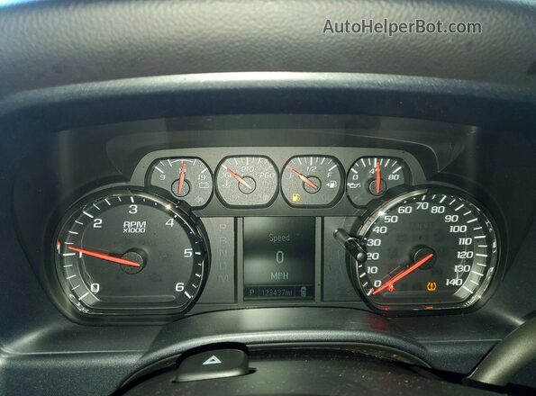 1GCVKNEC5GZ107129 2016 CHEVROLET SILVERADO Charcoal Vista de los asientos traseros