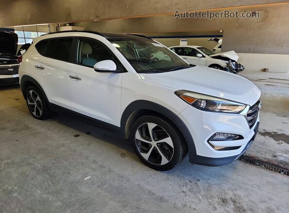 KM8J33A27GU161182 2016 HYUNDAI TUCSON White Դիմացի տեսք