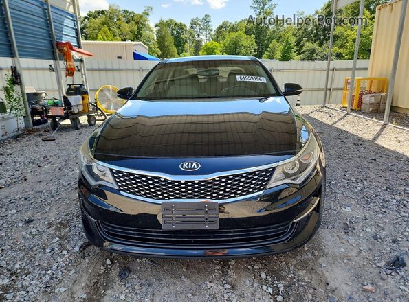 5XXGU4L38GG079300 2016 KIA OPTIMA Black Հետևի տեսք