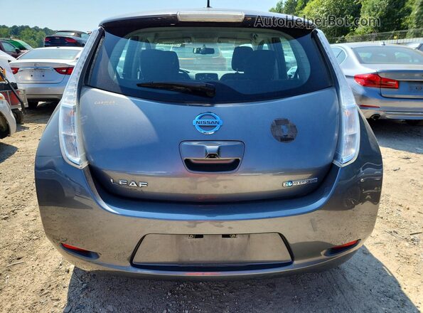 1N4BZ0CP5GC313857 2016 NISSAN LEAF Gray წინა სალონის ხედი
