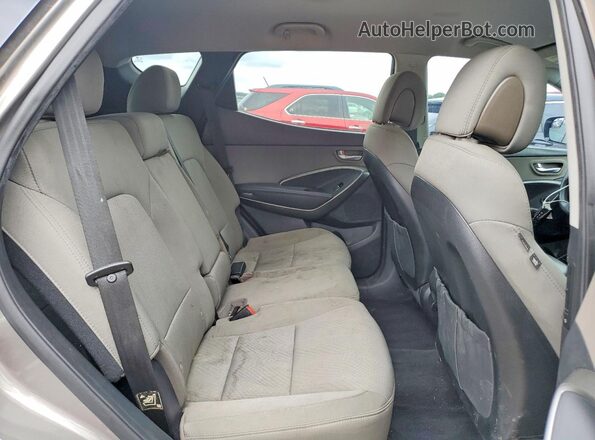5XYZU3LB6JG550468 2018 HYUNDAI SANTA Gray Vista del compartimento del motor