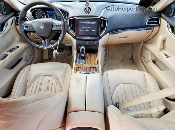 ZAM57RSLXH1205243 2017 MASERATI ALL OTHER Blue ხელსაწყოთა პანელის ხედი