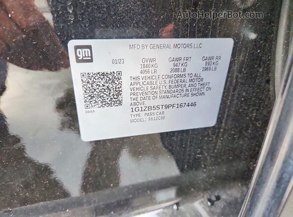 1G1ZB5ST9PF167446 2023 CHEVROLET MALIBU Black Widok wnętrza 360 stopni