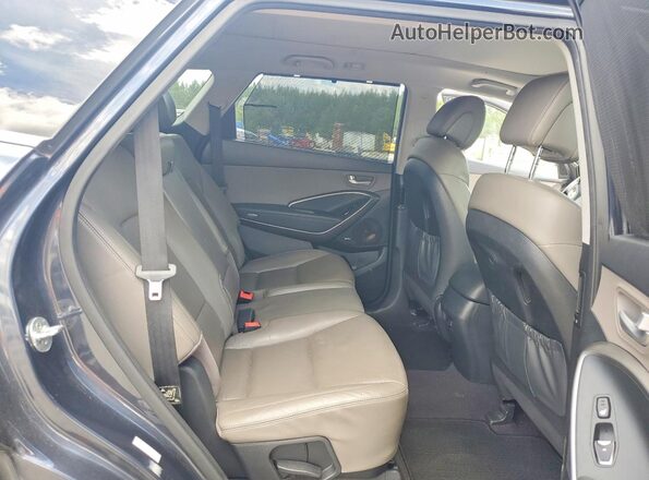 KM8SR4HF1HU219404 2017 HYUNDAI SANTA FE Blue Vista interior trasera