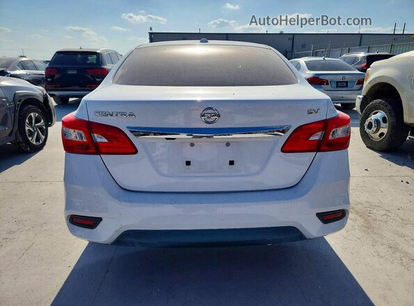 3N1AB7AP8KY340026 2019 NISSAN SENTRA White Vista interior delantera
