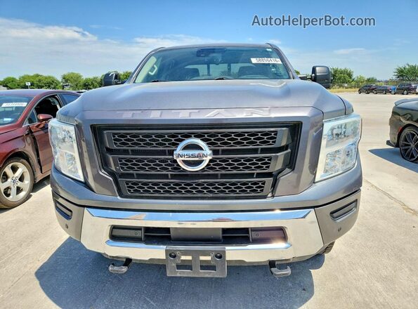 1N6AA1FB6NN100112 2022 NISSAN TITAN Gray Հետևի տեսք