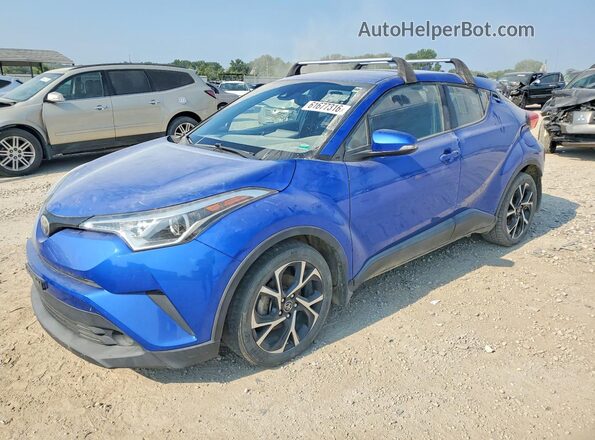 NMTKHMBX4JR047287 2018 TOYOTA C-HR Blue Задня ліва чверть