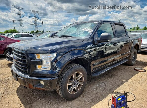 1FTEW1EF0GKE40290 2016 FORD F150 Black Հետևի ձախ