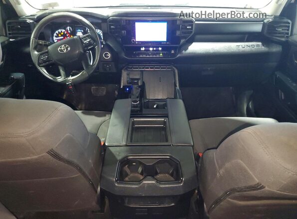5TFLA5DA6PX084496 2023 TOYOTA TUNDRA White ხელსაწყოთა პანელის ხედი