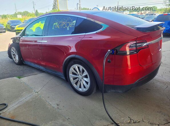 5YJXCAE22KF189454 2019 TESLA MODEL X Red Առջևի աջ