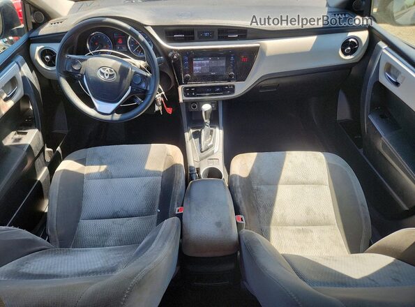 2T1BURHE4JC118304 2018 TOYOTA COROLLA Blue ხელსაწყოთა პანელის ხედი