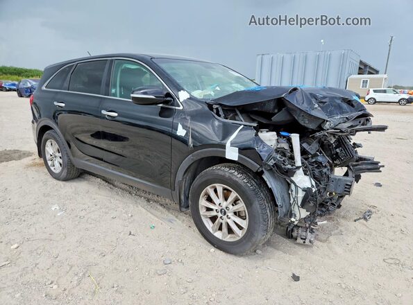 5XYPG4A35KG569496 2019 KIA SORENTO Black წინა ხედი