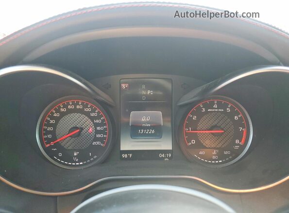 55SWF8HB7GU130249 2016 MERCEDES-BENZ C Серый Вид задних сидений