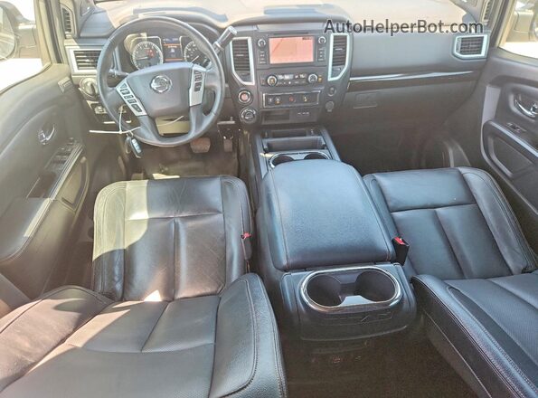 1N6AA1E51KN528726 2019 NISSAN TITAN Gray Вид щитка приладів