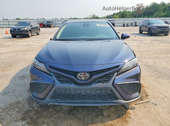 4T1G11AK4NU665867 2022 TOYOTA CAMRY Blue Հետևի տեսք