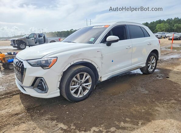 WA1DECF37M1016034 2021 AUDI Q3 White Rear left