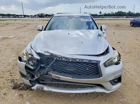 JN1EV7AP2JM353834 2018 INFINITI Q50 Silver უკანა ხედი