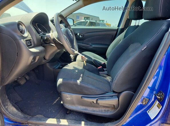 3N1CN7AP8GL898835 2016 NISSAN VERSA Blue Instrument cluster view