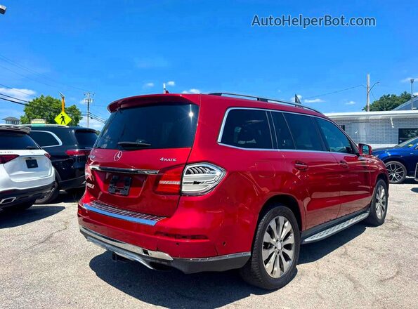 4JGDF6EE1HA790725 2017 MERCEDES-BENZ GLS Burgundy Przód prawy