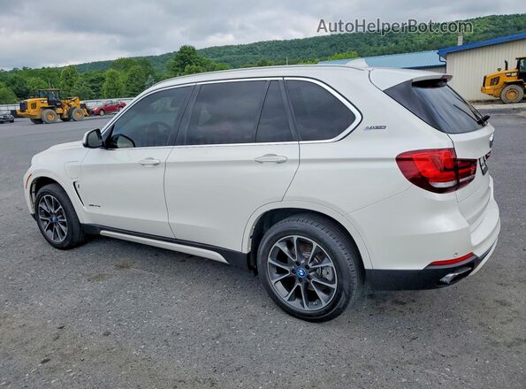 5UXKT0C32H0V95501 2017 BMW X5 White Задня права чверть