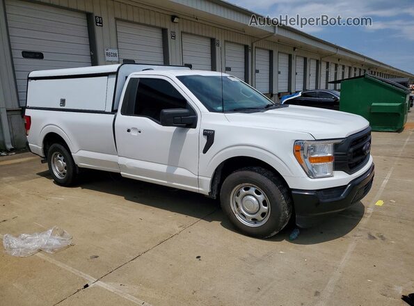 1FTMF1CB6MKE25784 2021 FORD F150 White წინა ხედი