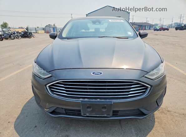 3FA6P0T96KR179668 2019 FORD FUSION Gray Rear view